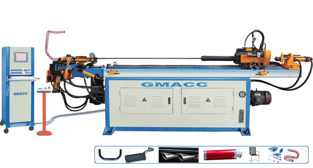 Dobladora de tubos de cobre con servomotor hidráulico NC