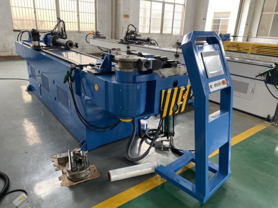 Máquina dobladora de un solo cabezal con control numérico totalmente automática GM-Sb-76CNC