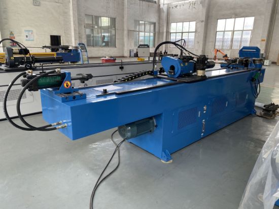 Máquina dobladora de un solo cabezal con control numérico totalmente automática GM-Sb-76CNC